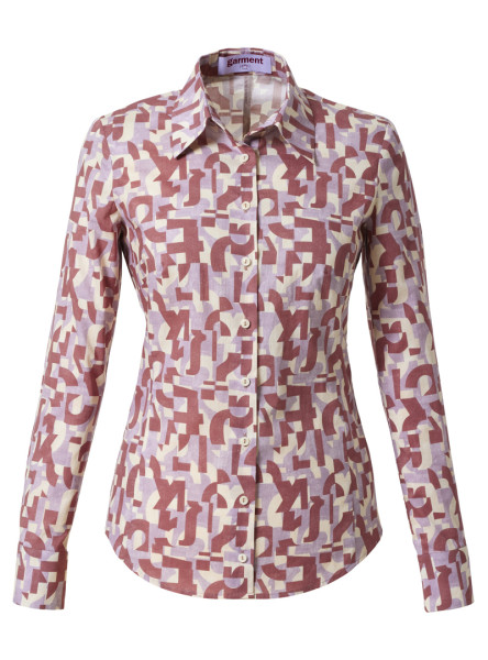 bluse modell: renata liberty "slogan" cinnamon-lilac