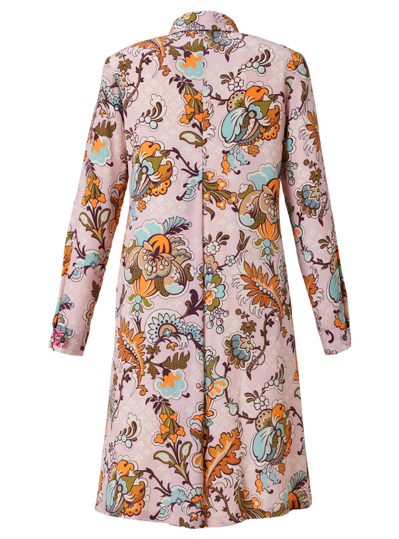 seidenkleid modell: midge liberty "weaver' s brocade" rosé
