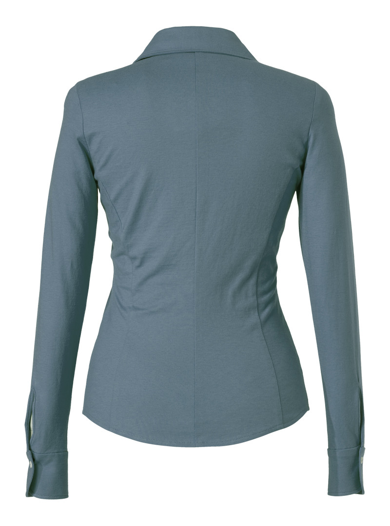 jerseybluse modell: julie stone blue