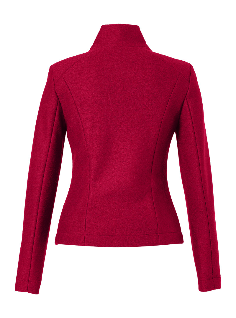 jacke modell: swea ruby red