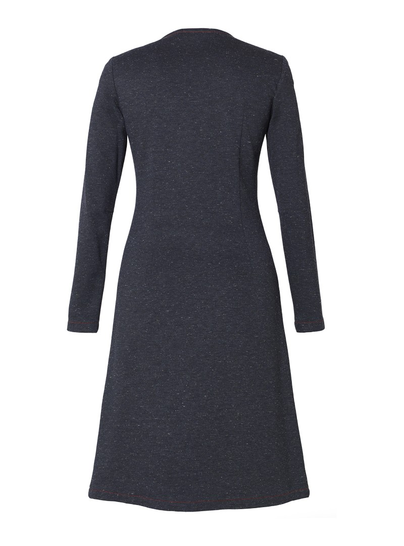 jerseykleid modell: senta mélange blue-grey