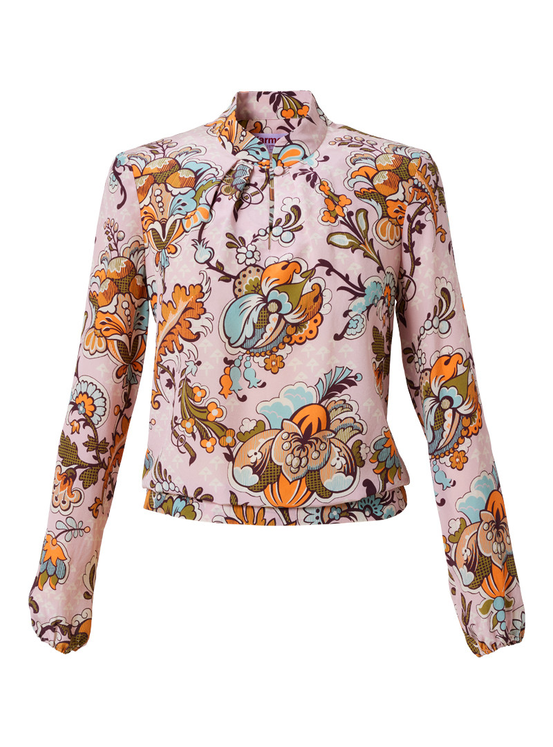 seidenbluse modell: marcy liberty "weaver' s brocade" rosé